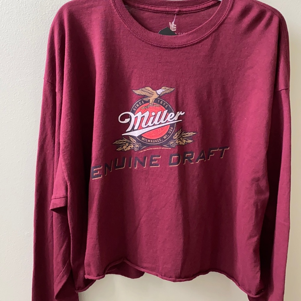Junk Food Miller Beer tee